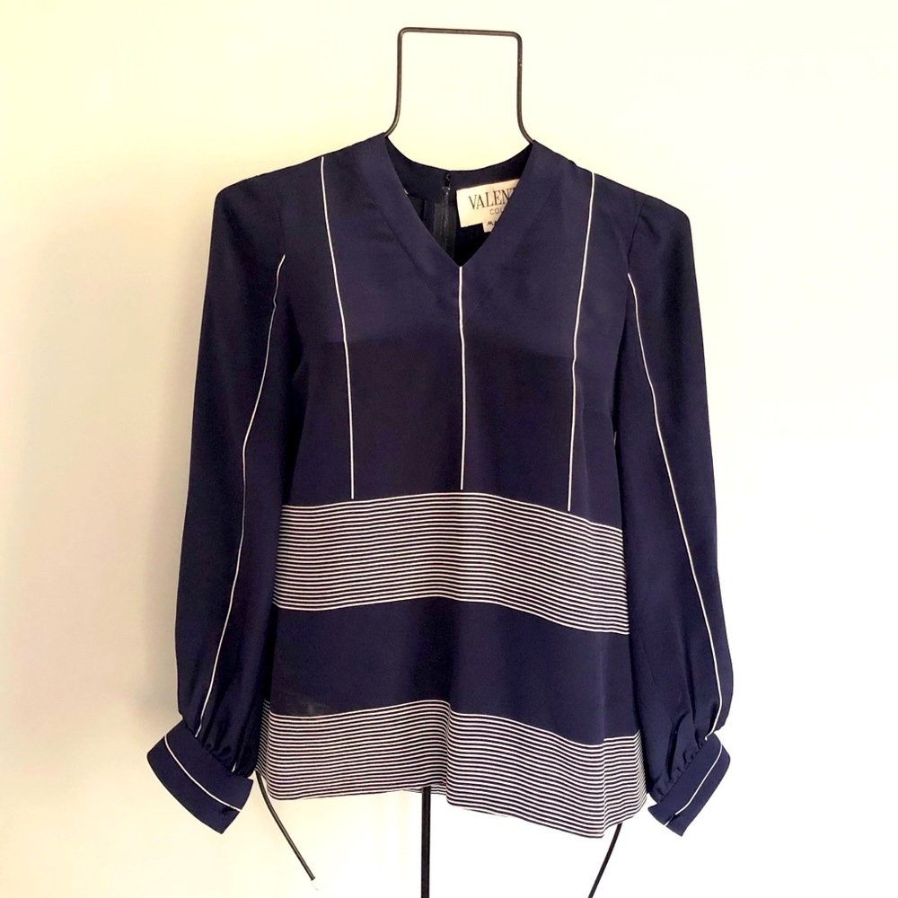 Valentino Couture vintage silk top
